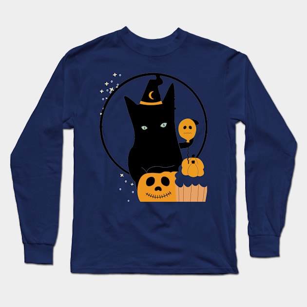 Halloween Vibes Long Sleeve T-Shirt by ShubShank